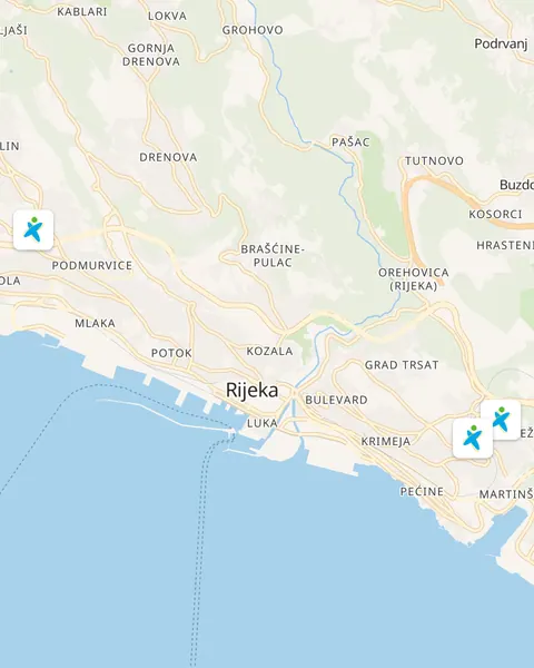 Karta trgovina Brodokomerc u Rijeci