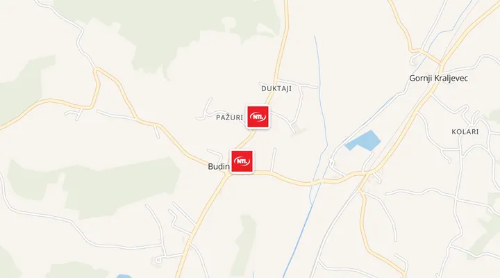 Karta trgovina u Budinščini