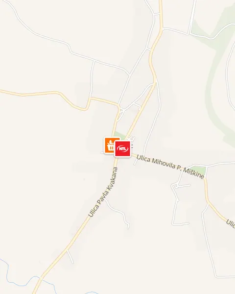 Karta trgovina u Đelekovcu