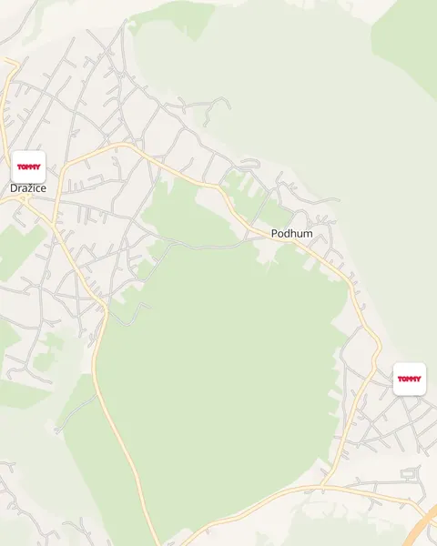 Karta trgovina u Dražicama