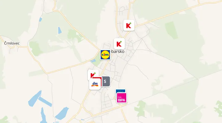 Karta trgovina u Jastrebarskom