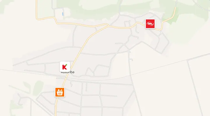 Karta trgovina u Kotoribi