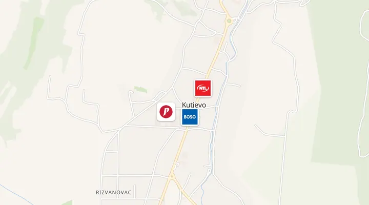 Karta trgovina u Kutjevu