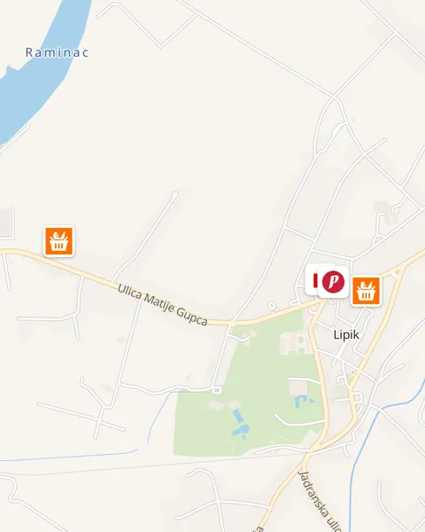 Karta trgovina u Lipiku