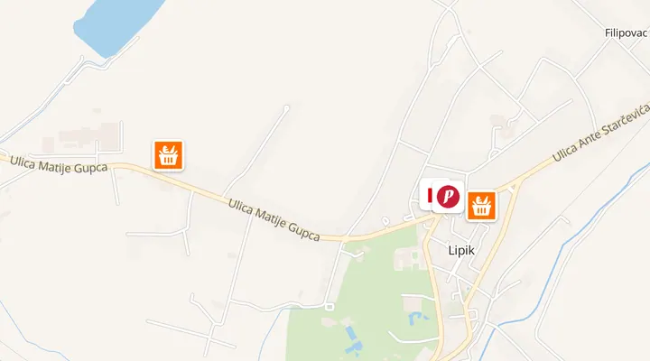 Karta trgovina u Lipiku