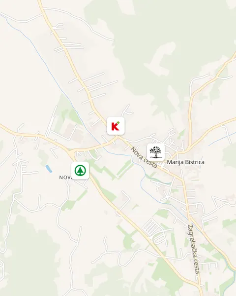 Karta trgovina u Marija Bistrica