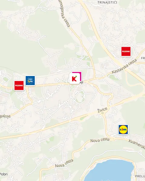 Karta trgovina u Matuljima