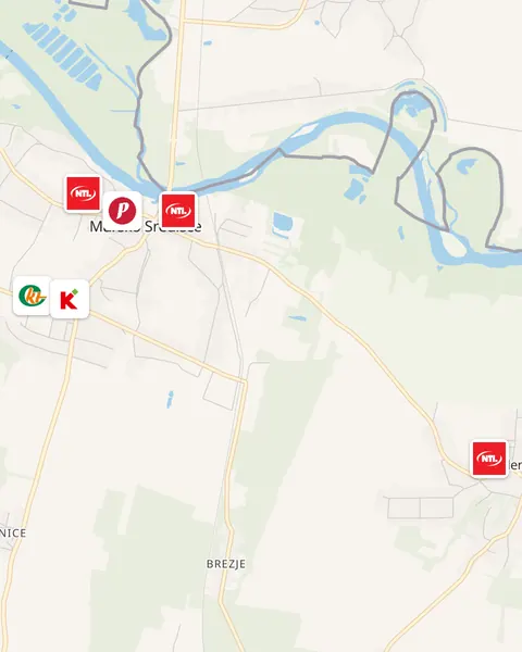 Karta trgovina u Mursko Središće