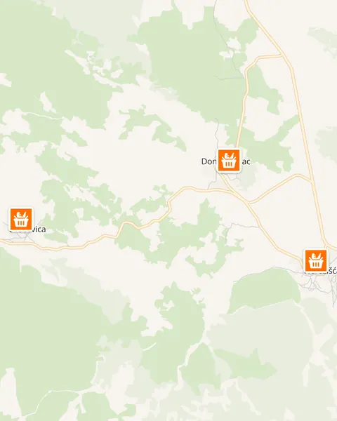 Karta trgovina u Nerežišći