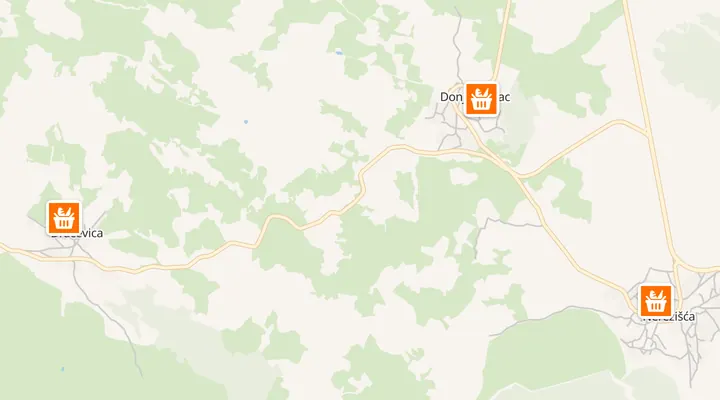 Karta trgovina u Nerežišći