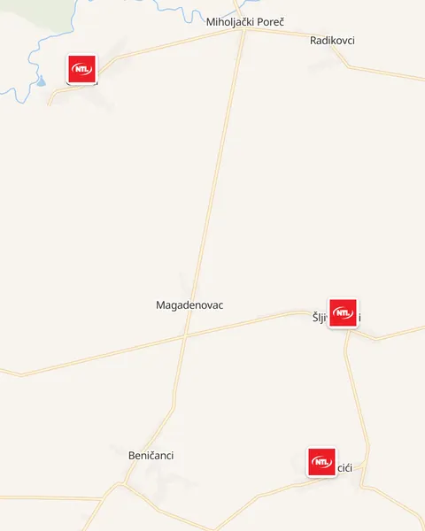 Karta trgovina NTL u Magadenovcu