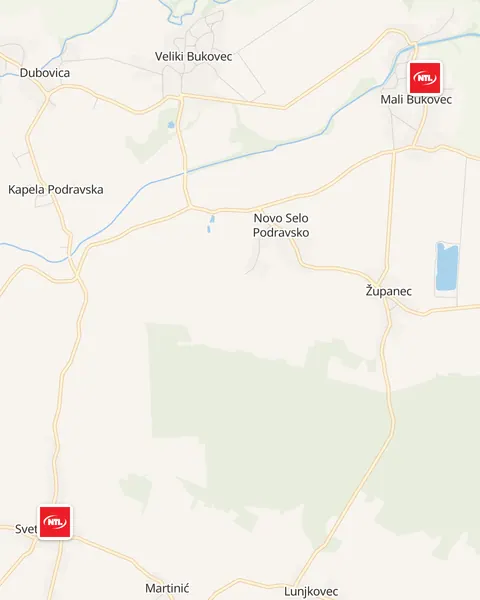 Karta trgovina NTL u Malom Bukovcu