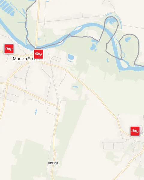 Karta trgovina NTL u Mursko Središće