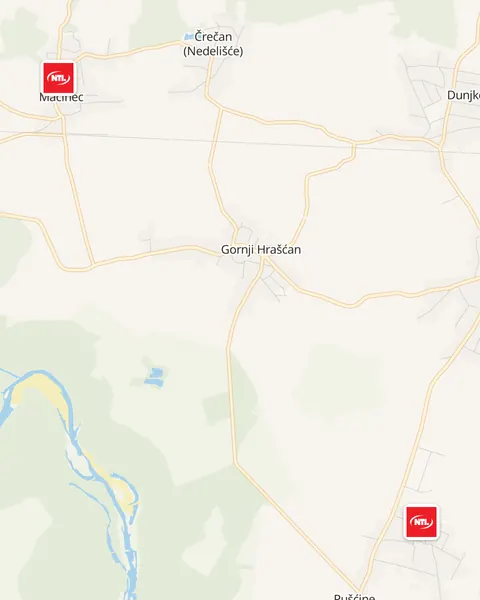Karta trgovina NTL u Nedelišću