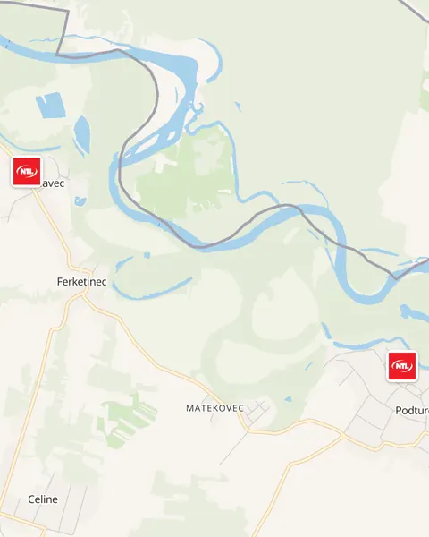 Karta trgovina NTL u Podturenu
