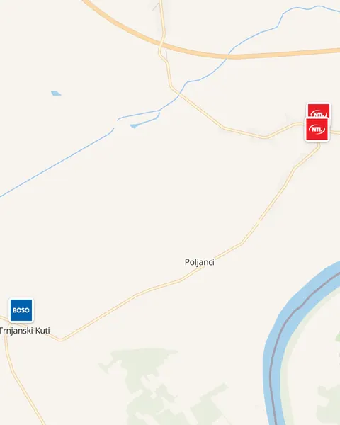 Karta trgovina u Oprisavcima