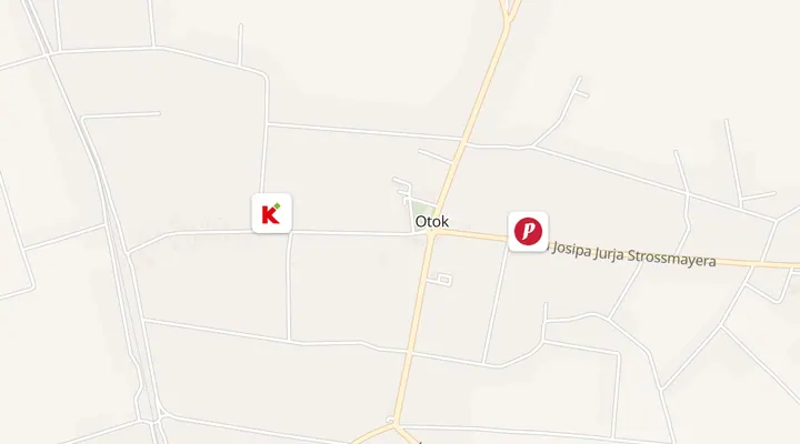 Karta trgovina u Otok (Slavonija)