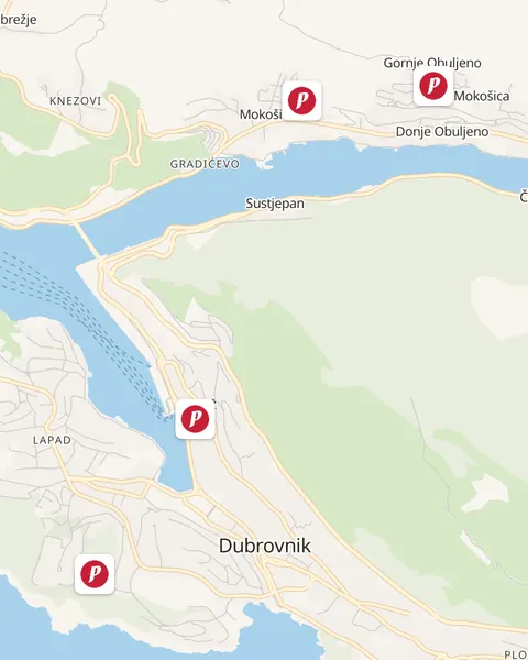Karta trgovina Pivac u Dubrovniku