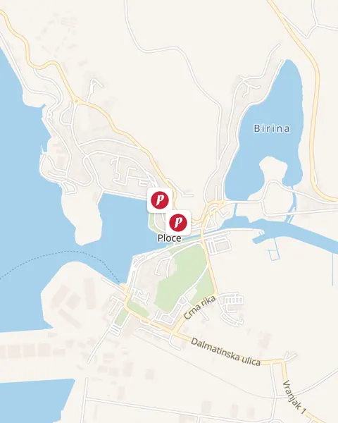Karta trgovina Pivac u Pločama