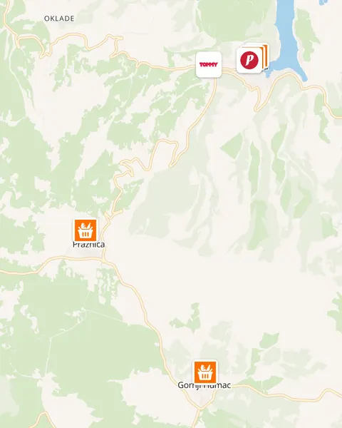 Karta trgovina u Pučišći