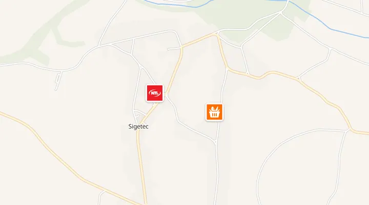 Karta trgovina u Sigetcu