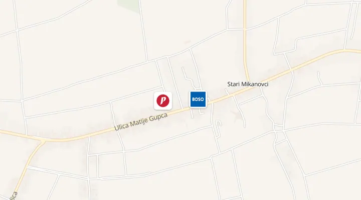 Karta trgovina u Starom Mikanovcima