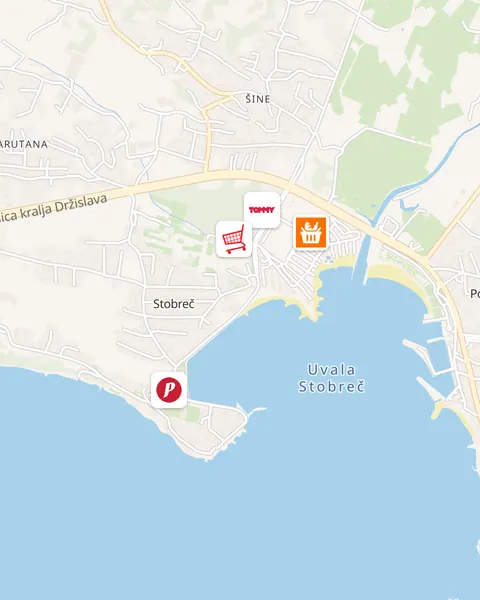 Karta trgovina u Stobreču
