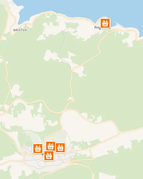 Karta trgovina Studenac u Blatu