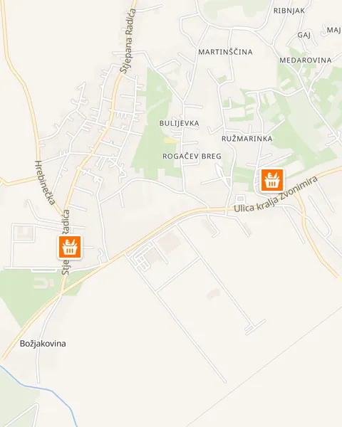 Karta trgovina Studenac u Brčkovljanima