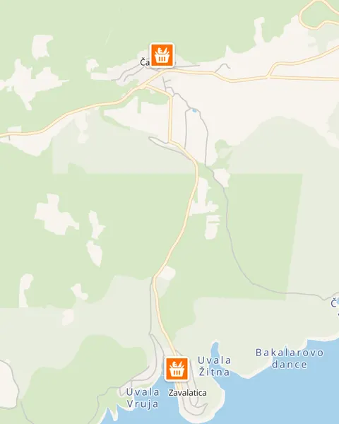 Karta trgovina Studenac u Čari