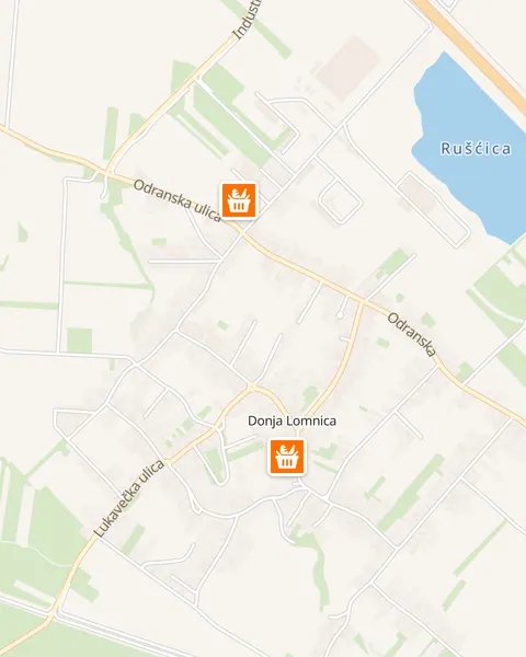 Karta trgovina Studenac u Donjoj Lomnici