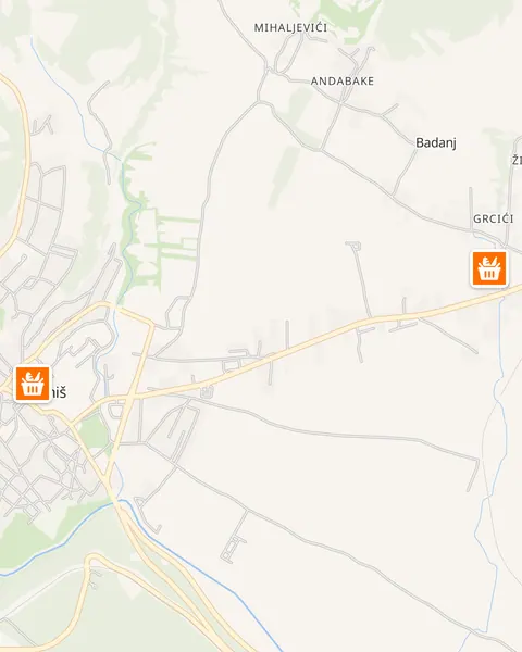 Karta trgovina Studenac u Drnišu