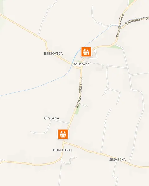 Karta trgovina Studenac u Kalinovcu