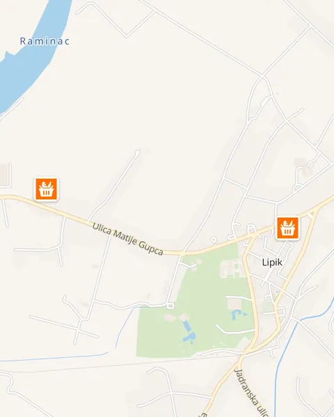 Karta trgovina Studenac u Lipiku
