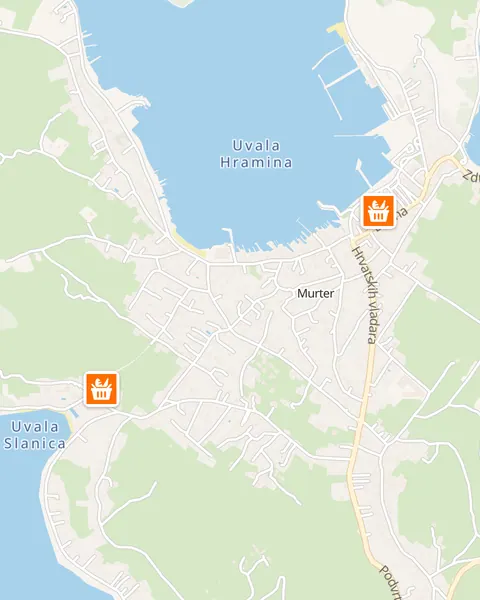 Karta trgovina Studenac u Murteru