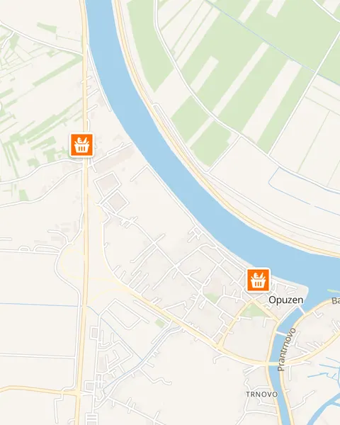 Karta trgovina Studenac u Opuzenu