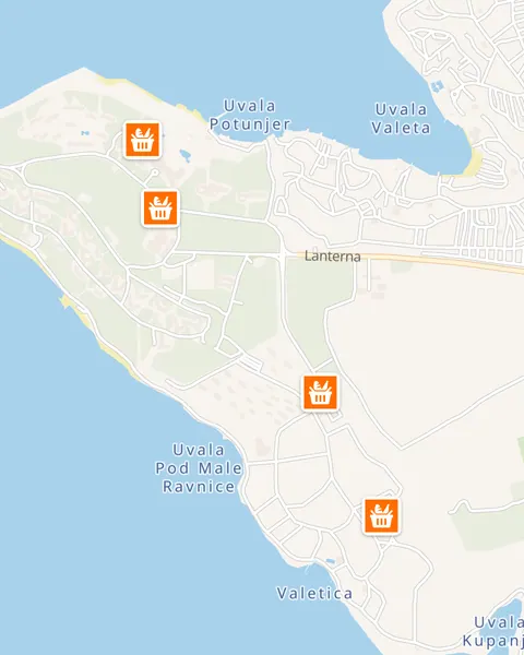 Karta trgovina Studenac u Taru