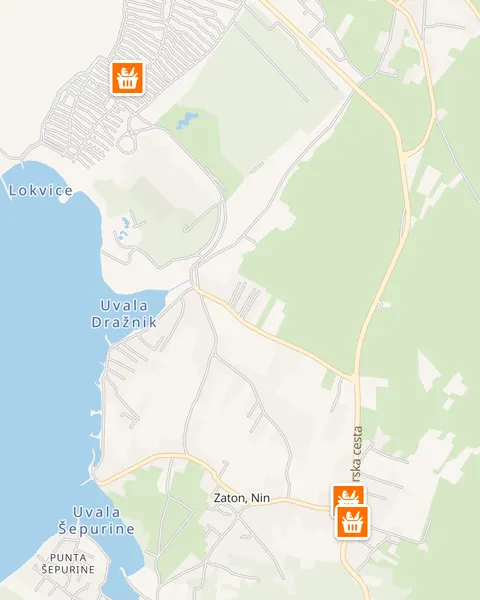 Karta trgovina Studenac u Zaton (Nin)