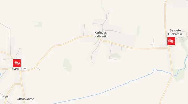 Karta trgovina u Svetom Đurđu