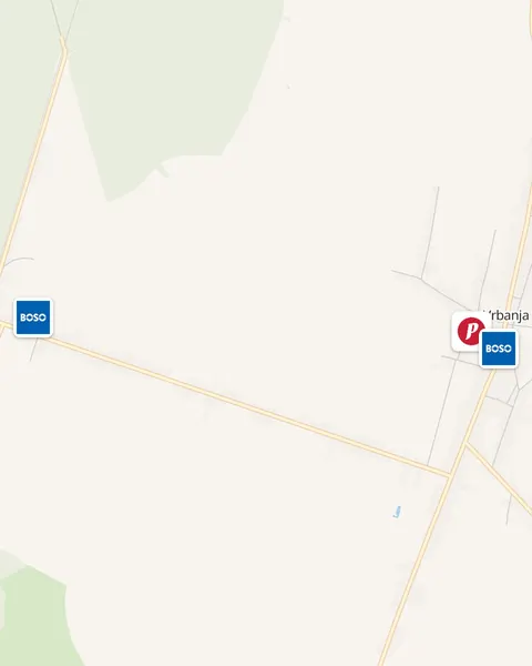 Karta trgovina u Vrbanji