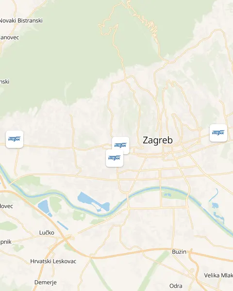 Karta trgovina Vrutak