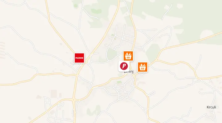 Karta trgovina u Žminju